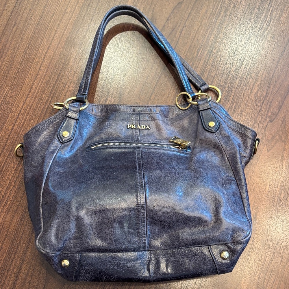 Prada Leather Shoulder Bag